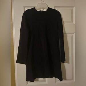 Zara large darkest blue pullover shift dress